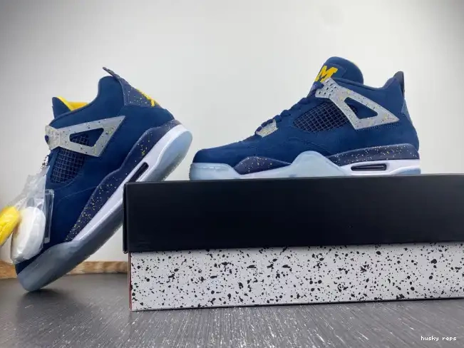 Rep Husky (PE) Jordan Michigan 4 Retro Air AJ4-1036660 0620